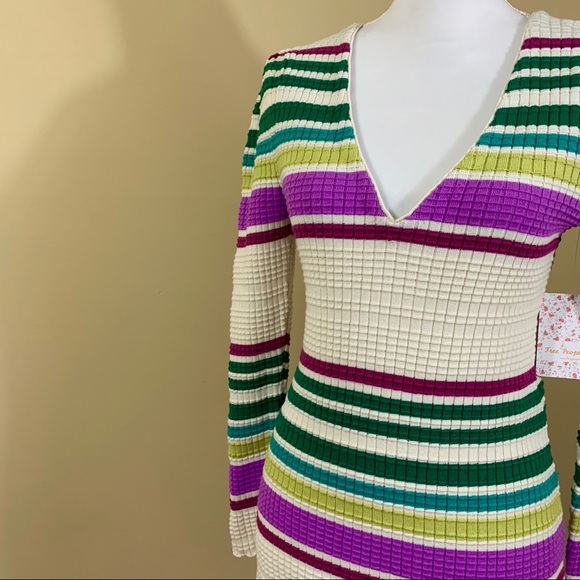 SOLD NEW Free People Gidget Knit Sweater Dress - Picture 4 of 8